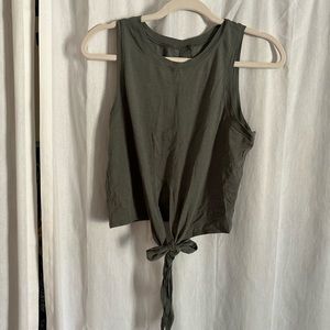 Green Lululemon tank top